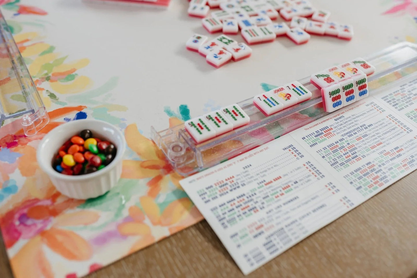 2025 Mahjong Cards 4PCS