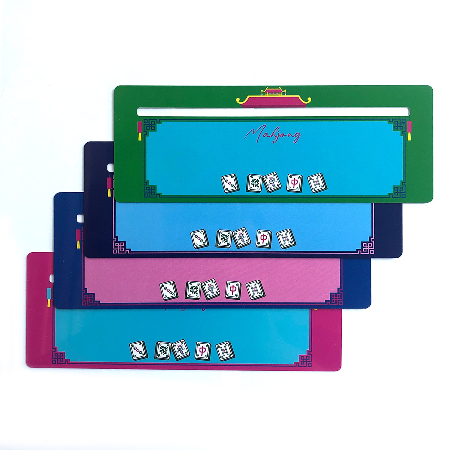 Mahjong Card Guide and Line Finder (4pc)